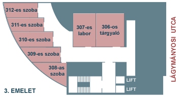 A III. emelet alaprajza