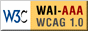 A WAI-AAA megfelelést igazoló ikon
